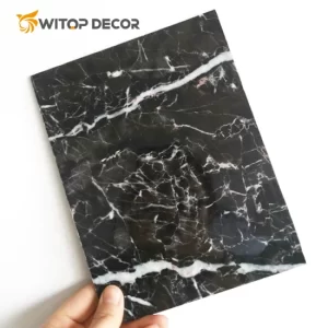 High Gloss UV Coating PVC Marble Sheet and Profiles1